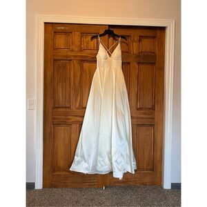 B Darlin Satin Ballgown